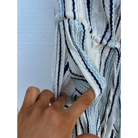 NWT Elan‎ Strapless Jumpsuit, Striped, Boho, Size Small - Picture 5 of 8